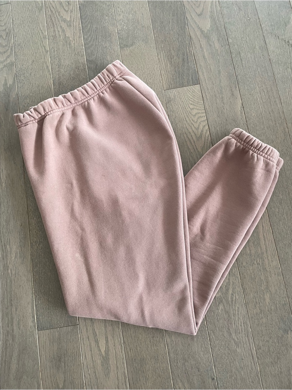 TNA Cozy Fleece Lined Joggers Dusty Pink XS Sweatpants